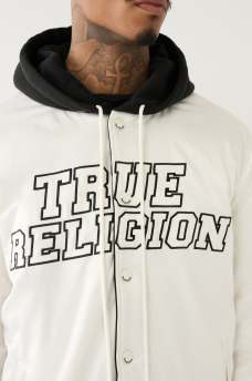 REVERSIBLE TRUE RELIGION BOMBER JACKET, image 3
