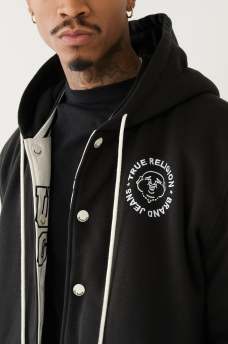 REVERSIBLE TRUE RELIGION BOMBER JACKET, image 4