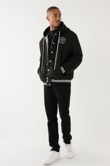 REVERSIBLE TRUE RELIGION BOMBER JACKET, image 6