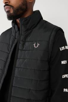 HORSESHOE PUFFER VEST, image 2