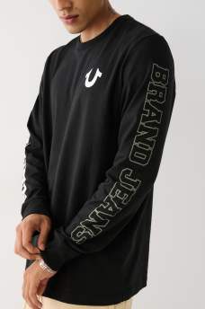 LONG SLEEVE TRUE LOGO TEE, image 1