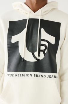 STUDDED LOGO HOODIE
