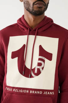 STUDDED LOGO HOODIE