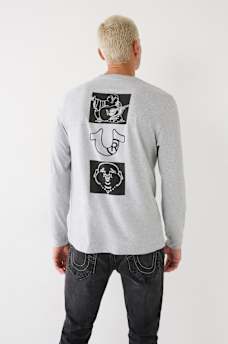 LONG SLEEVE TRUE LOGO TEE, image 1