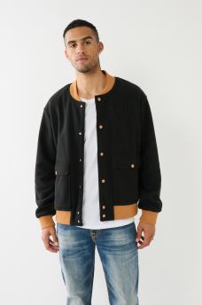FLEECE BOMBER JACKET, image 3