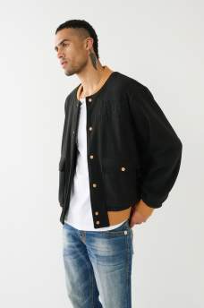 FLEECE BOMBER JACKET, image 4