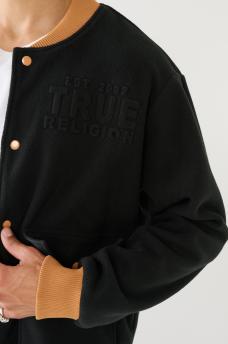 FLEECE BOMBER JACKET, image 1