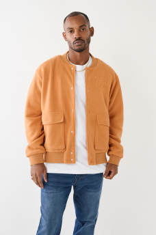FLEECE BOMBER JACKET, image 4
