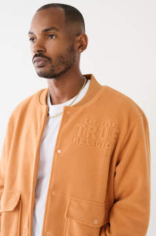 FLEECE BOMBER JACKET, image 1
