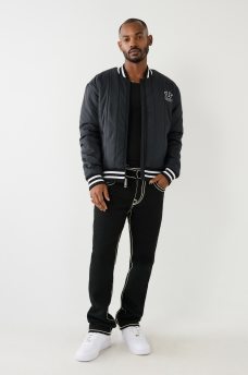 HS LOGO QUILTED BOMBER JACKET, image 5