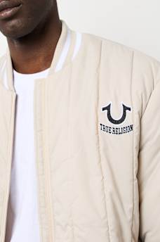 HS LOGO QUILTED BOMBER JACKET, image 2