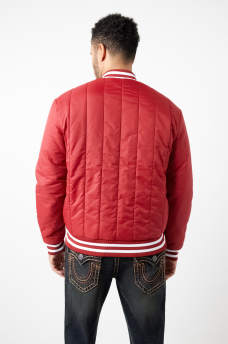 HS LOGO QUILTED BOMBER JACKET, image 2