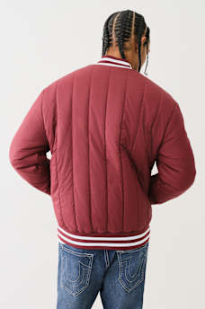 HS LOGO QUILTED BOMBER JACKET, image 4