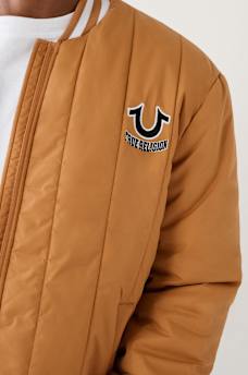 HS LOGO QUILTED BOMBER JACKET, image 2
