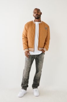 HS LOGO QUILTED BOMBER JACKET, image 4