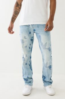 RICKY INDIGO CAMO STRAIGHT JEAN, image 1