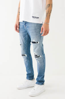  Matt Distressed Moto Jean, image 6