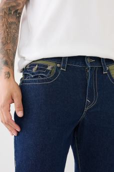 QUILTED RICKY SINGLE NEEDLE STRAIGHT JEAN, image 5