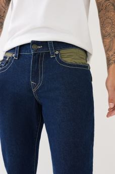 QUILTED RICKY SINGLE NEEDLE STRAIGHT JEAN, image 7
