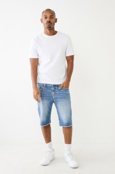 RICKY SUPER T FRAYED DENIM SHORT, image 6