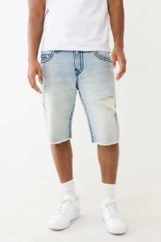 RICKY SUPER T DISTRESSED DENIM SHORT , image 3
