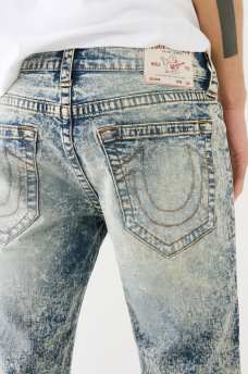 Rocco Acid Wash Raw Hem Short, image 2