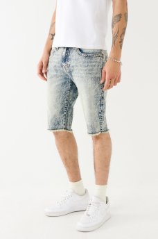 Rocco Acid Wash Raw Hem Short, image 1