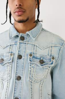 JIMMY ROPE STITCH DENIM JACKET