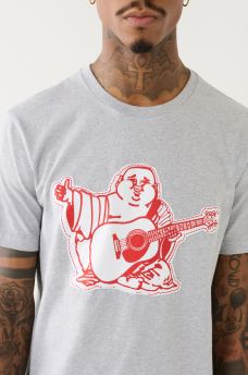 BUDDHA APPLIQUE BIG T CREW TEE