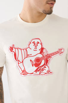 BUDDHA APPLIQUE BIG T CREW TEE