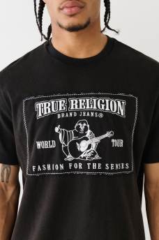 VINTAGE WORLD TOUR APPLIQUE TEE , image 1