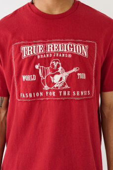 VINTAGE WORLD TOUR APPLIQUE TEE , image 1