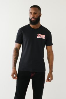 FLOCKED TRUE RELIGION PUFF PRINT TEE, image 4