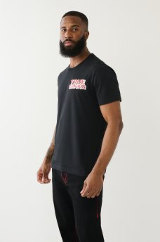 FLOCKED TRUE RELIGION PUFF PRINT TEE, image 6