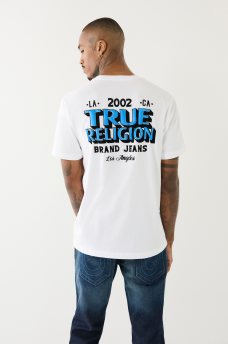 FLOCKED TRUE RELIGION PUFF PRINT TEE, image 5