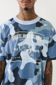  CAMO BUDDHA LOGO TEE