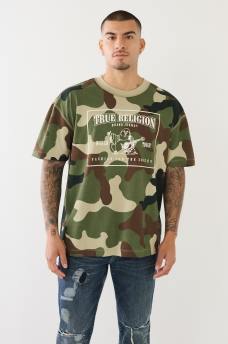  CAMO BUDDHA LOGO TEE