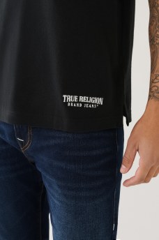 EMBROIDERED TRUE RELIGION POLO SHIRT, image 3