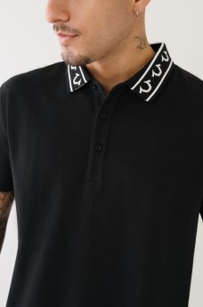 EMBROIDERED TRUE RELIGION POLO SHIRT, image 4