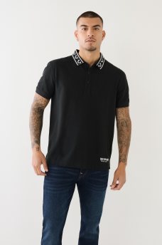 EMBROIDERED TRUE RELIGION POLO SHIRT, image 6