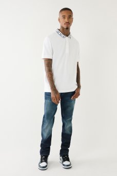 EMBROIDERED TRUE RELIGION POLO SHIRT, image 5