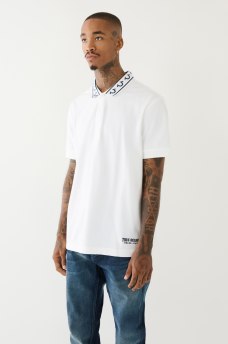 EMBROIDERED TRUE RELIGION POLO SHIRT, image 6