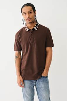 EMBROIDERED TRUE RELIGION POLO SHIRT, image 2