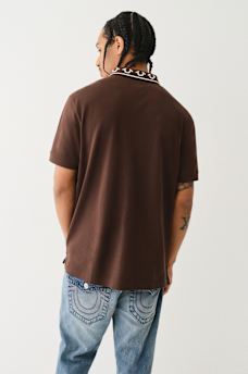 EMBROIDERED TRUE RELIGION POLO SHIRT, image 3