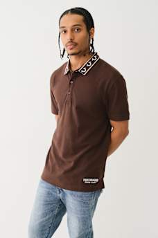 EMBROIDERED TRUE RELIGION POLO SHIRT, image 5
