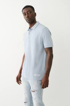 EMBROIDERED TRUE RELIGION POLO SHIRT, image 3