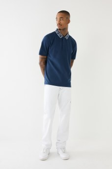 EMBROIDERED TRUE RELIGION POLO SHIRT, image 4