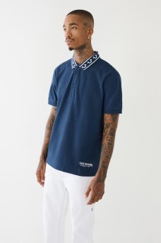 EMBROIDERED TRUE RELIGION POLO SHIRT, image 5