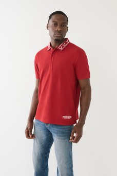EMBROIDERED TRUE RELIGION POLO SHIRT, image 3