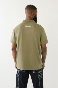  BUDDHA LOGO PANELED POLO SHIRT, image 6